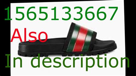 gucci flip flops roblox id loud